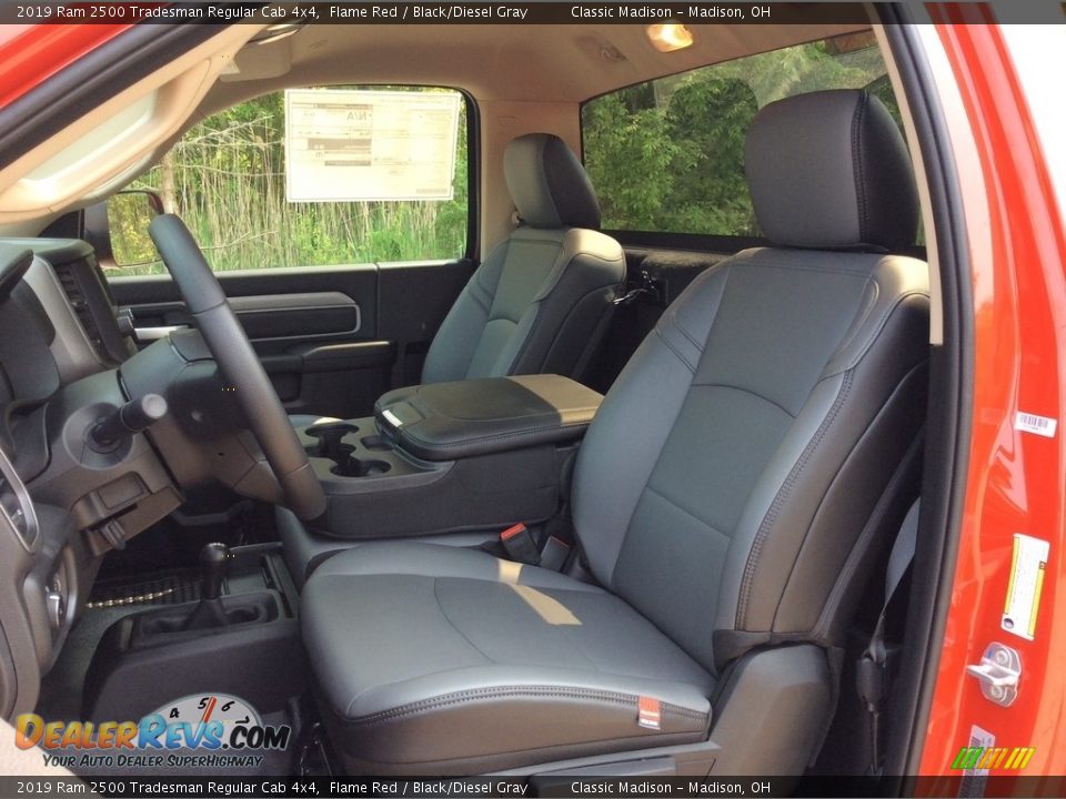 Front Seat of 2019 Ram 2500 Tradesman Regular Cab 4x4 Photo #10