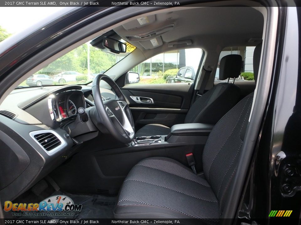 2017 GMC Terrain SLE AWD Onyx Black / Jet Black Photo #15