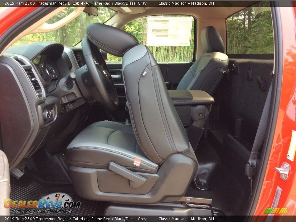 2019 Ram 2500 Tradesman Regular Cab 4x4 Flame Red / Black/Diesel Gray Photo #11