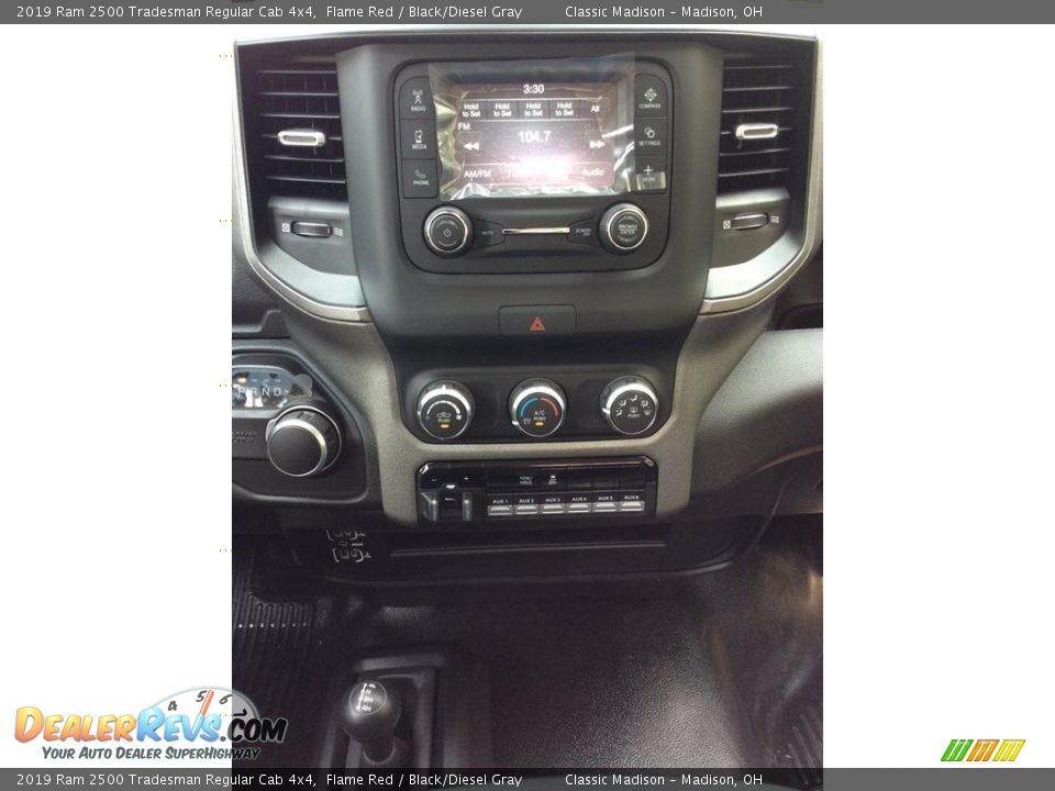 2019 Ram 2500 Tradesman Regular Cab 4x4 Flame Red / Black/Diesel Gray Photo #13