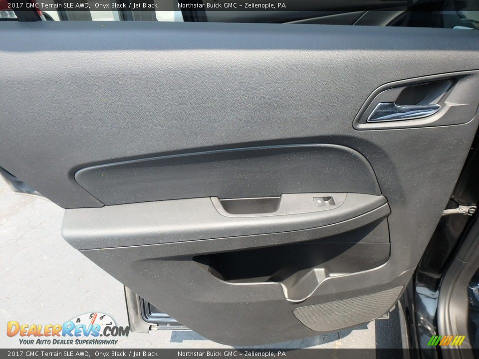 2017 GMC Terrain SLE AWD Onyx Black / Jet Black Photo #18