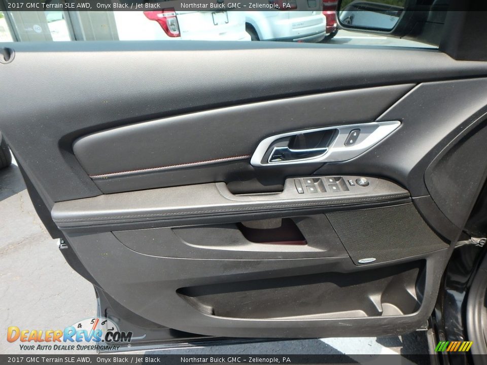 2017 GMC Terrain SLE AWD Onyx Black / Jet Black Photo #19