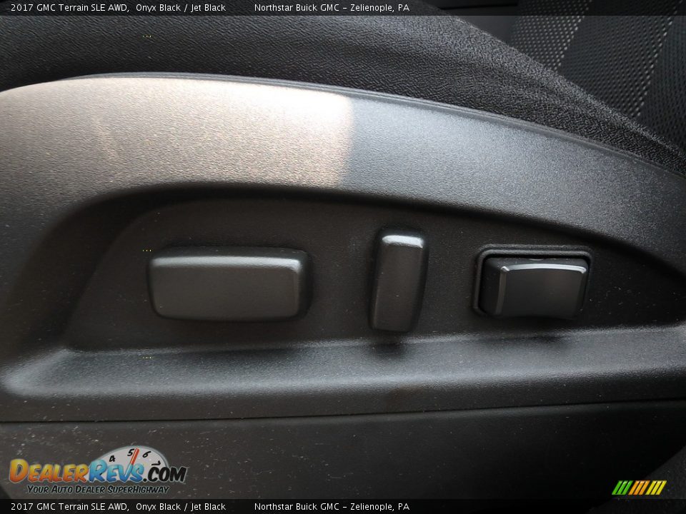 2017 GMC Terrain SLE AWD Onyx Black / Jet Black Photo #20