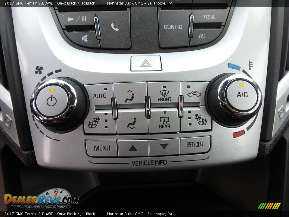 2017 GMC Terrain SLE AWD Onyx Black / Jet Black Photo #26