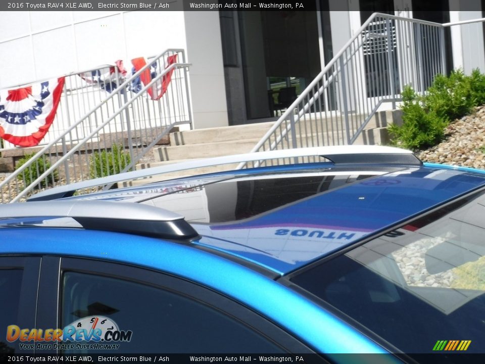 2016 Toyota RAV4 XLE AWD Electric Storm Blue / Ash Photo #4