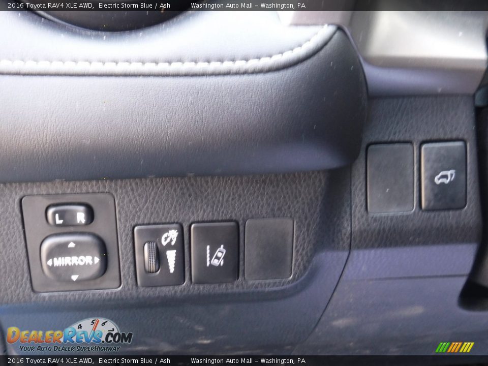 2016 Toyota RAV4 XLE AWD Electric Storm Blue / Ash Photo #15