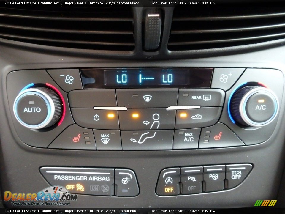 2019 Ford Escape Titanium 4WD Ingot Silver / Chromite Gray/Charcoal Black Photo #20