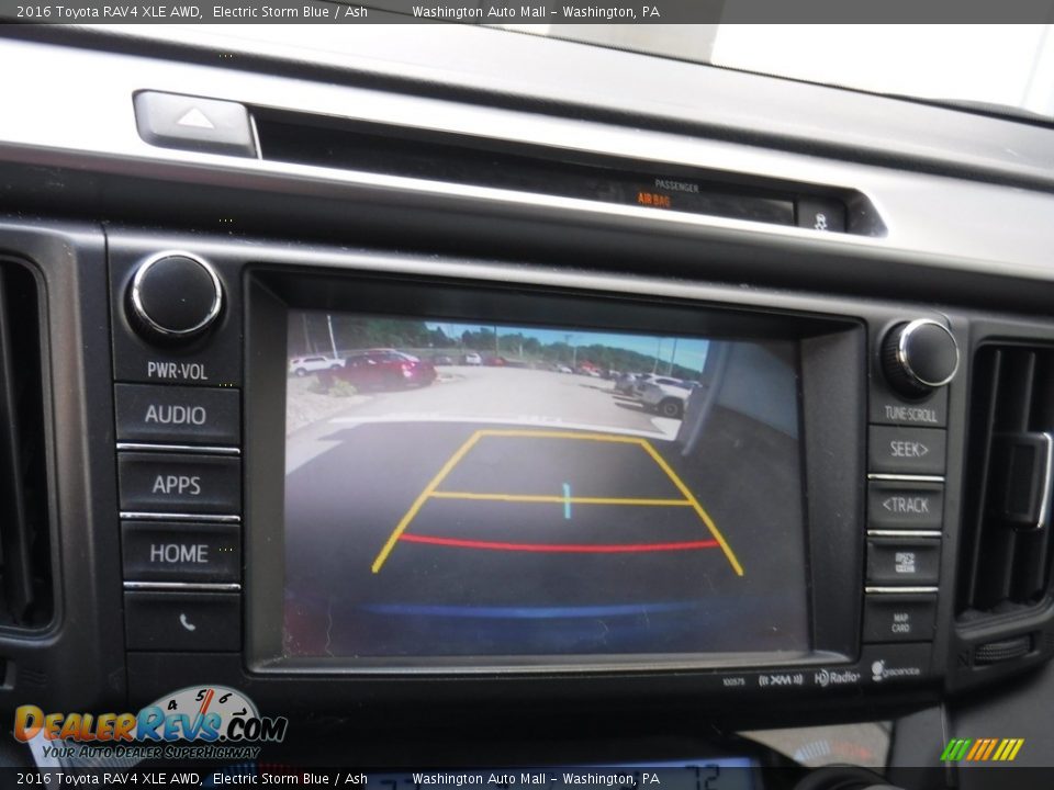 2016 Toyota RAV4 XLE AWD Electric Storm Blue / Ash Photo #18