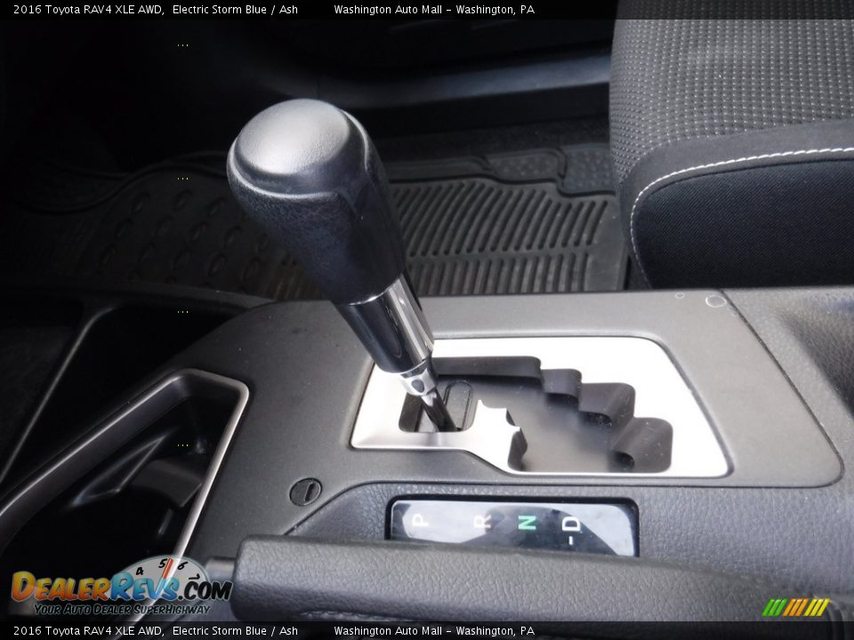 2016 Toyota RAV4 XLE AWD Electric Storm Blue / Ash Photo #19