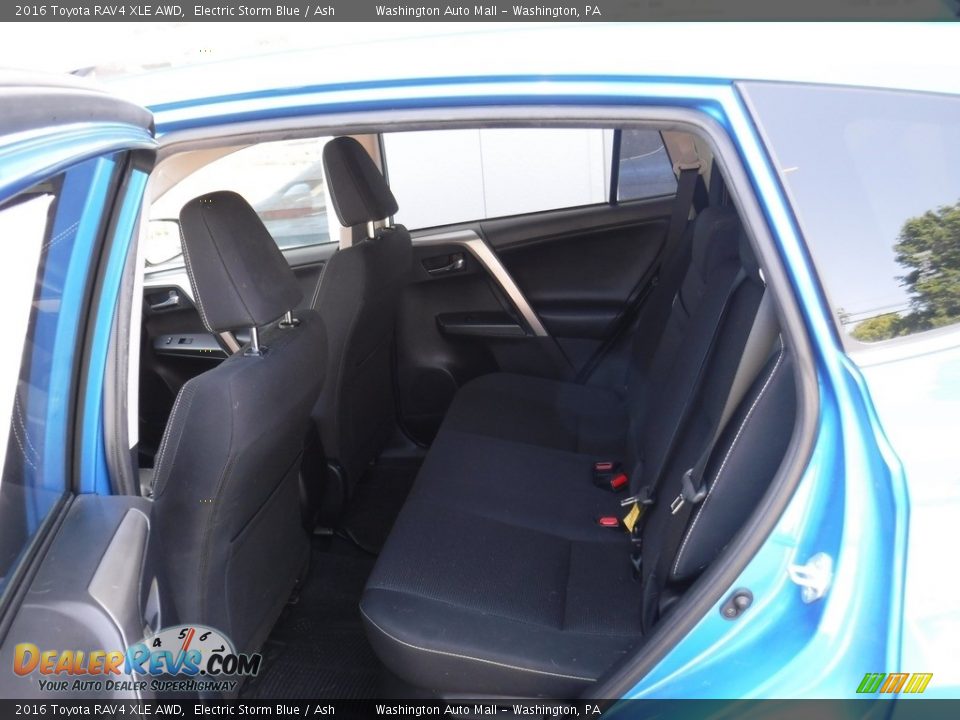 2016 Toyota RAV4 XLE AWD Electric Storm Blue / Ash Photo #23