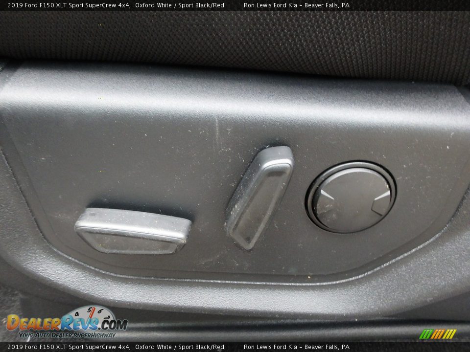2019 Ford F150 XLT Sport SuperCrew 4x4 Oxford White / Sport Black/Red Photo #16