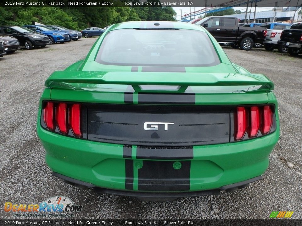 2019 Ford Mustang GT Fastback Need For Green / Ebony Photo #3