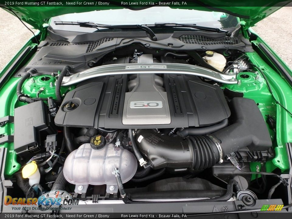 2019 Ford Mustang GT Fastback 5.0 Liter DOHC 32-Valve Ti-VCT V8 Engine Photo #8