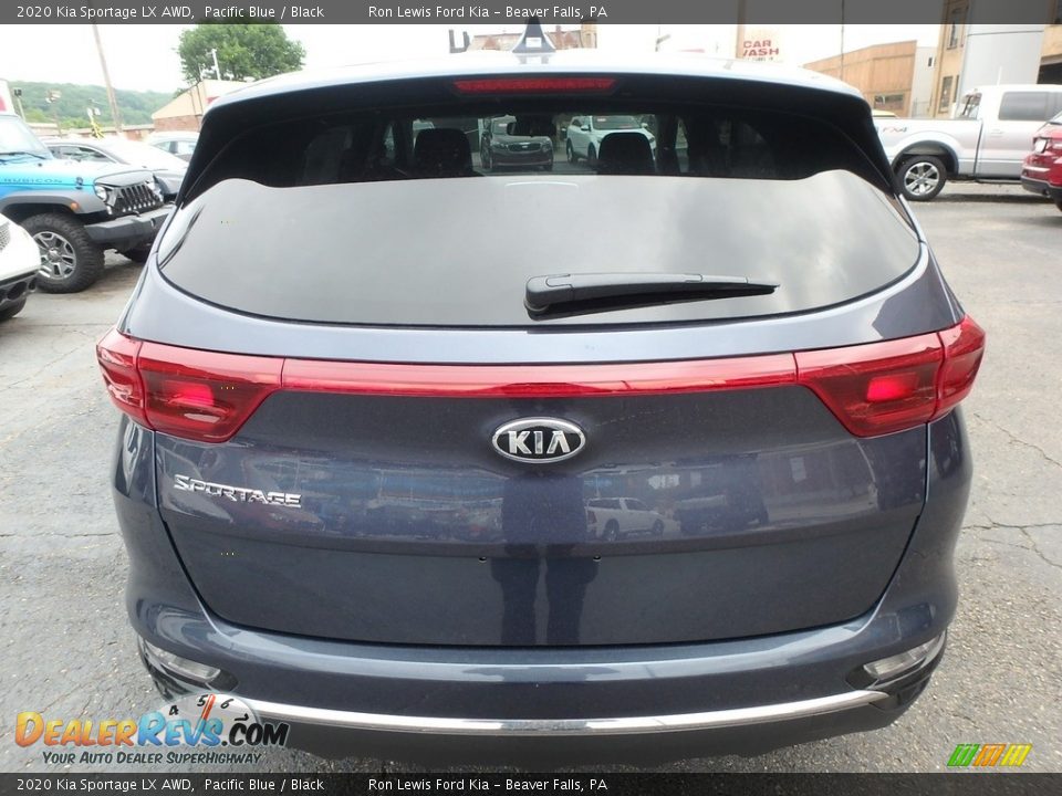 2020 Kia Sportage LX AWD Pacific Blue / Black Photo #3