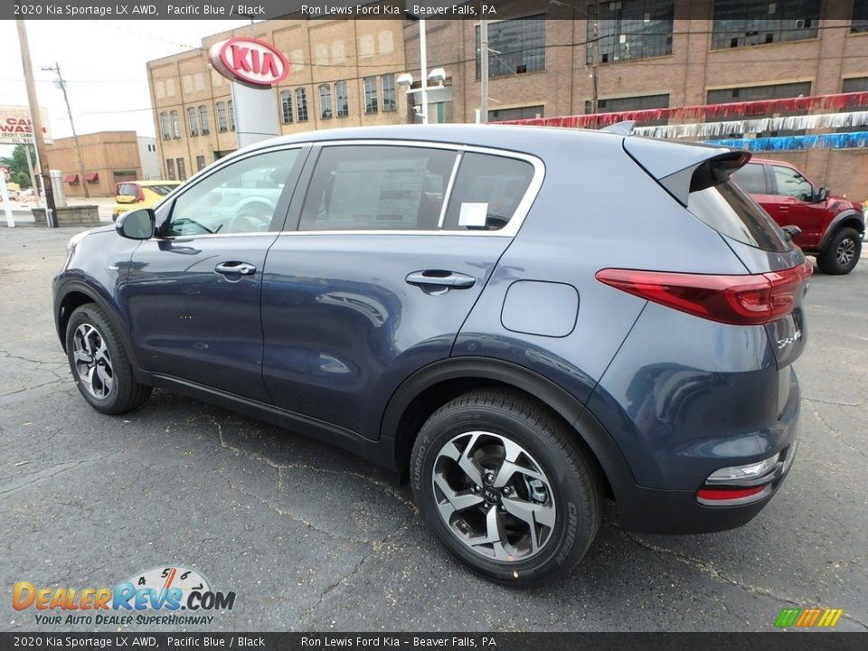2020 Kia Sportage LX AWD Pacific Blue / Black Photo #5