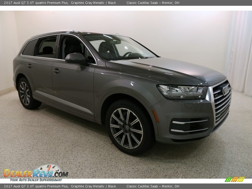 2017 Audi Q7 3.0T quattro Premium Plus Graphite Gray Metallic / Black Photo #1