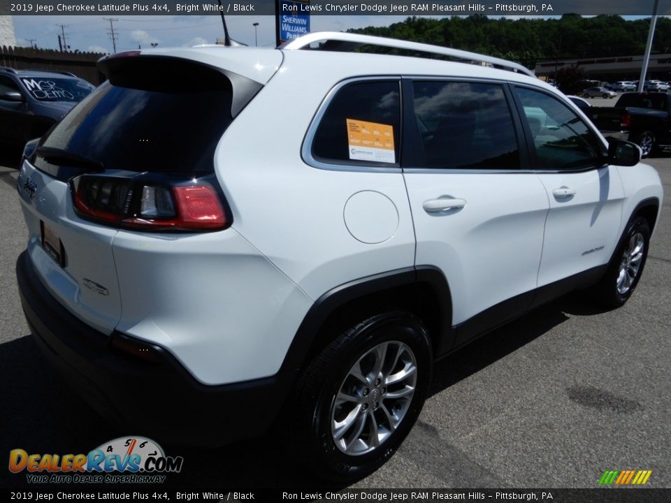 2019 Jeep Cherokee Latitude Plus 4x4 Bright White / Black Photo #6