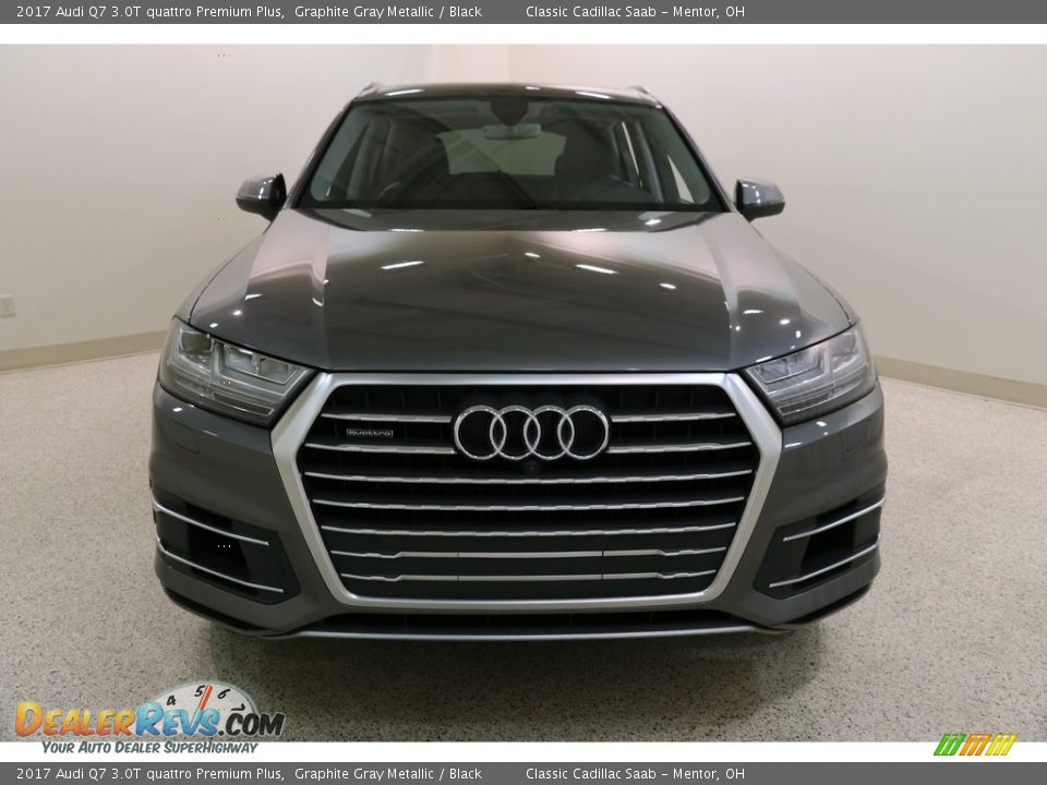 2017 Audi Q7 3.0T quattro Premium Plus Graphite Gray Metallic / Black Photo #2