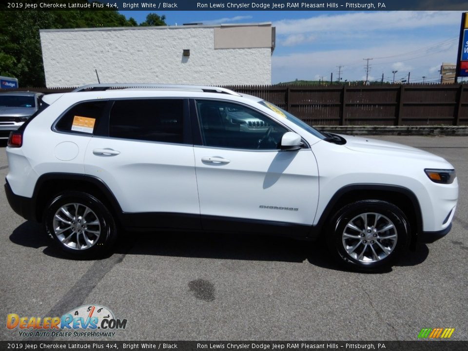 2019 Jeep Cherokee Latitude Plus 4x4 Bright White / Black Photo #7