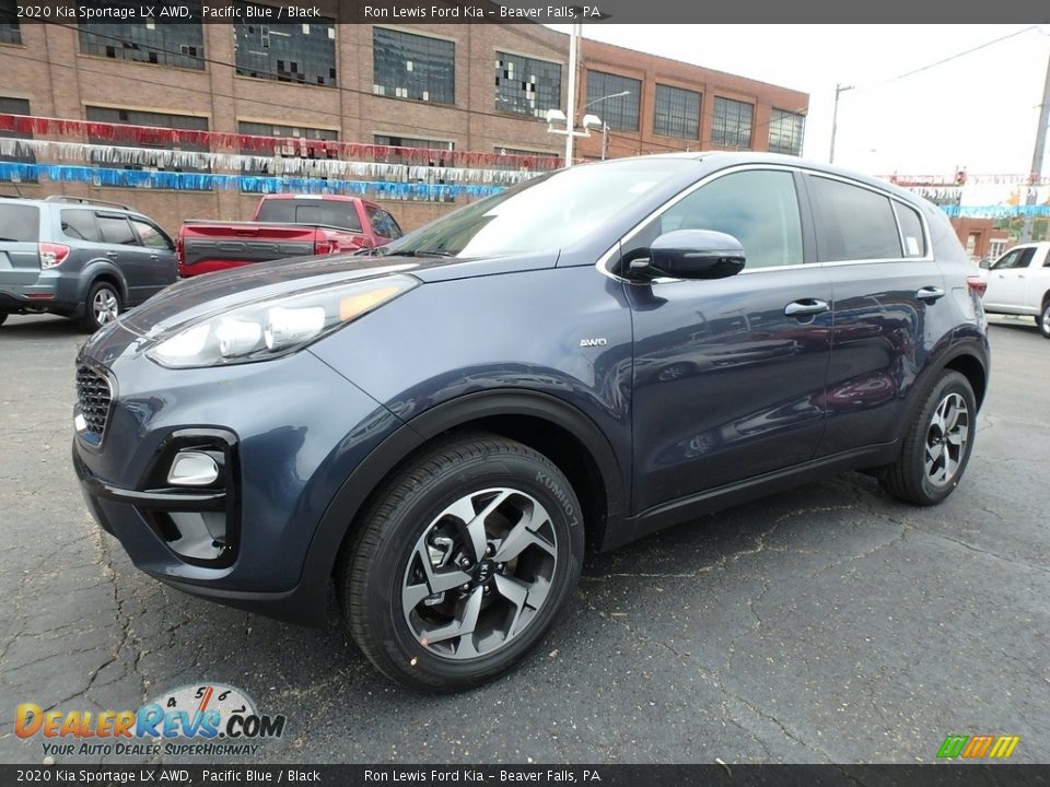 2020 Kia Sportage LX AWD Pacific Blue / Black Photo #7
