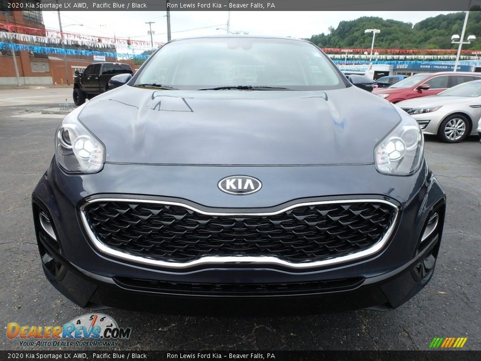 2020 Kia Sportage LX AWD Pacific Blue / Black Photo #8
