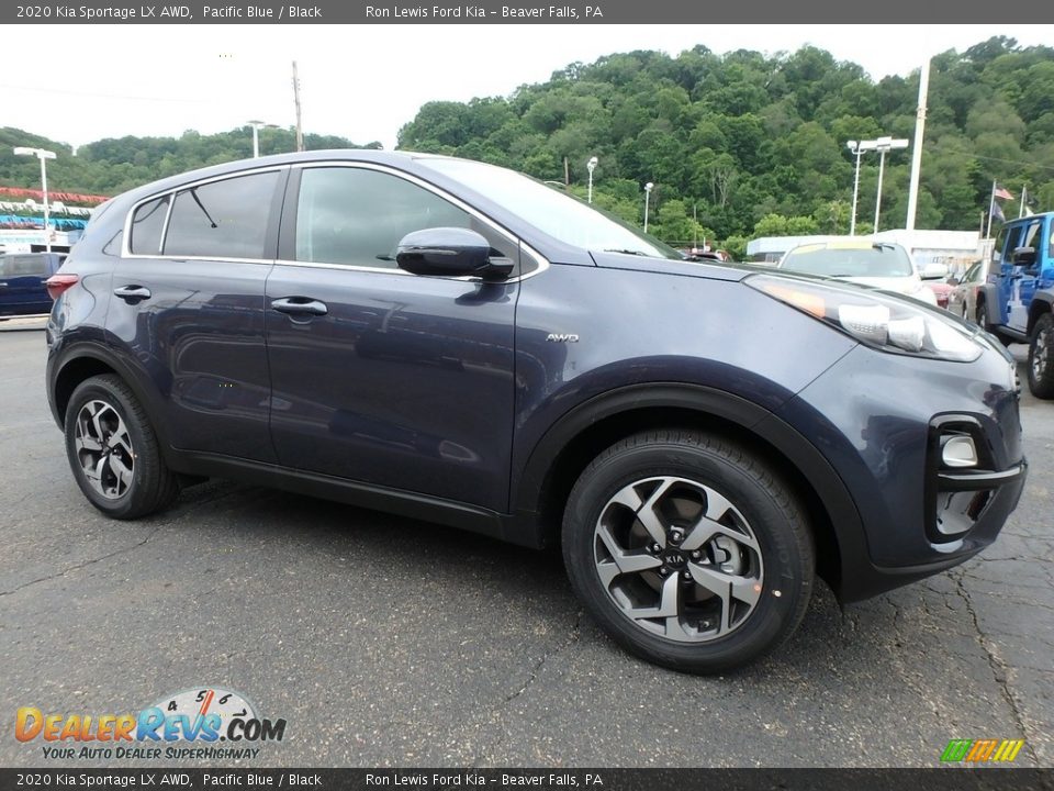 2020 Kia Sportage LX AWD Pacific Blue / Black Photo #9