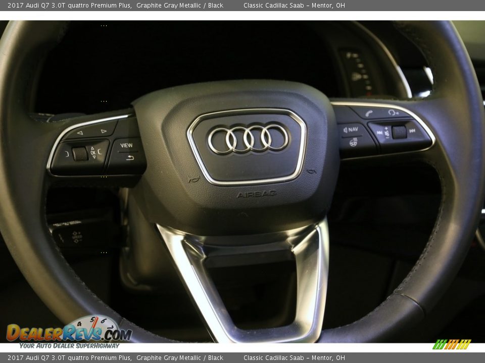 2017 Audi Q7 3.0T quattro Premium Plus Graphite Gray Metallic / Black Photo #7