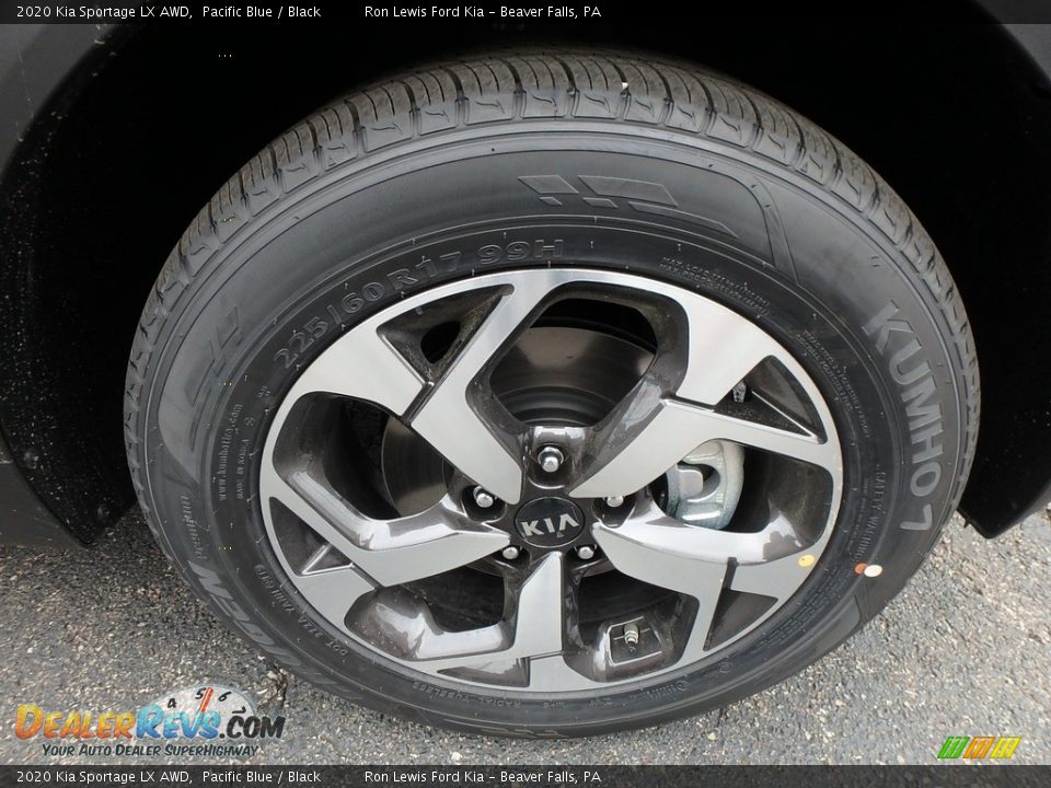2020 Kia Sportage LX AWD Pacific Blue / Black Photo #10