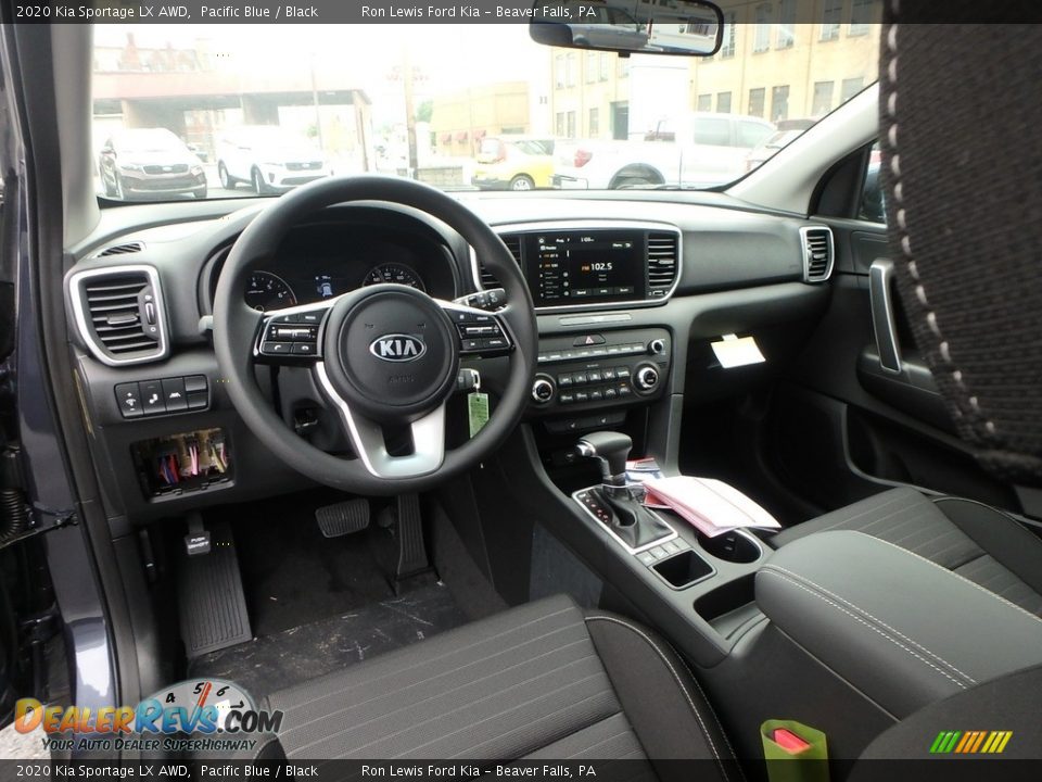 2020 Kia Sportage LX AWD Pacific Blue / Black Photo #13