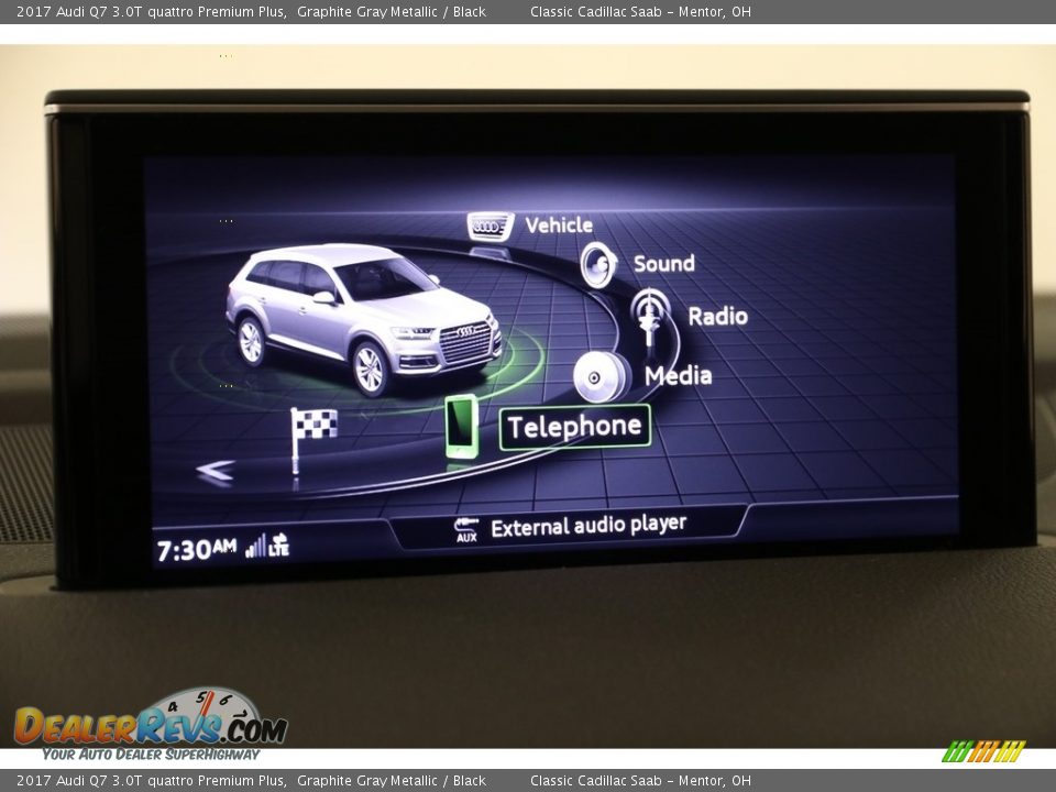 2017 Audi Q7 3.0T quattro Premium Plus Graphite Gray Metallic / Black Photo #15