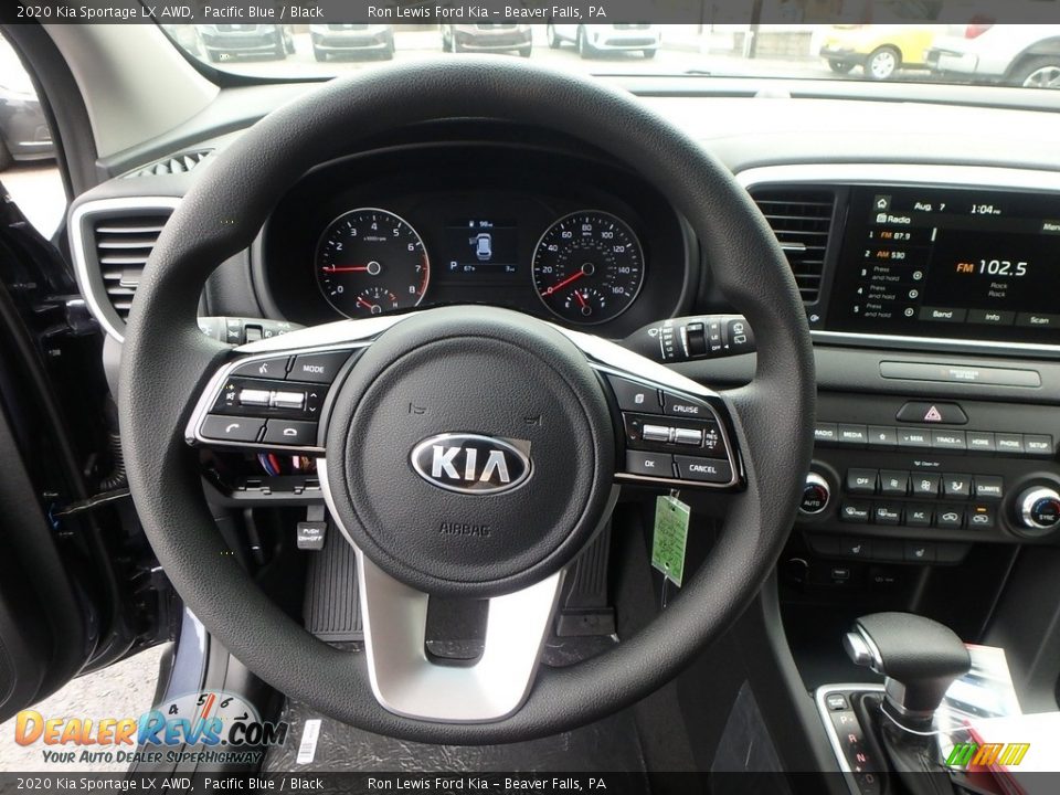 2020 Kia Sportage LX AWD Pacific Blue / Black Photo #16