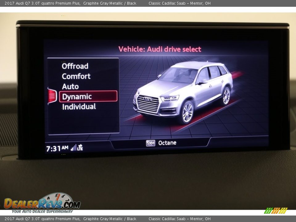 2017 Audi Q7 3.0T quattro Premium Plus Graphite Gray Metallic / Black Photo #17