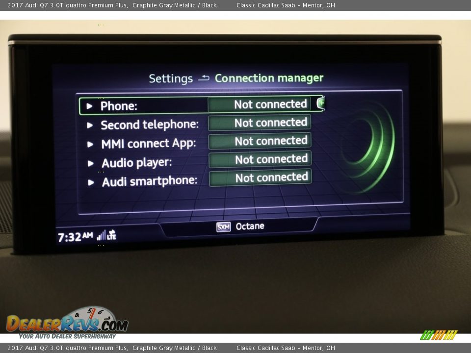 2017 Audi Q7 3.0T quattro Premium Plus Graphite Gray Metallic / Black Photo #19