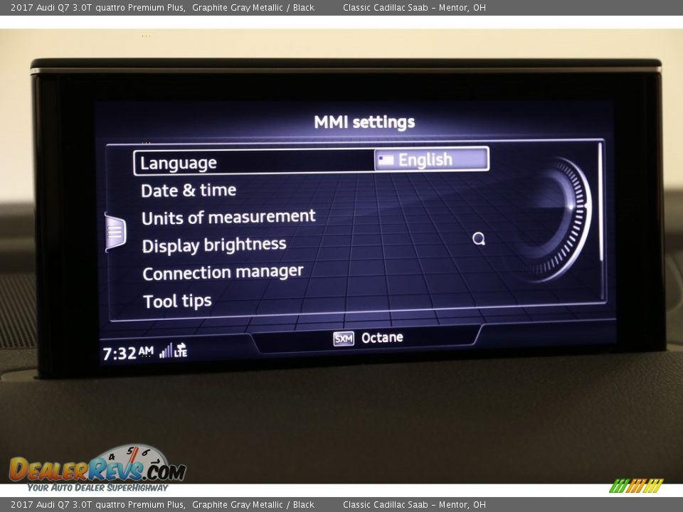 2017 Audi Q7 3.0T quattro Premium Plus Graphite Gray Metallic / Black Photo #20