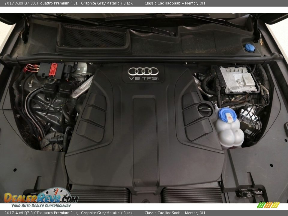 2017 Audi Q7 3.0T quattro Premium Plus Graphite Gray Metallic / Black Photo #30