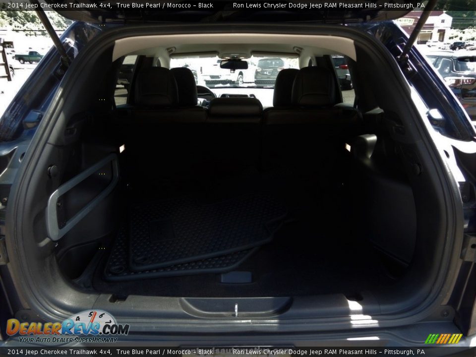 2014 Jeep Cherokee Trailhawk 4x4 True Blue Pearl / Morocco - Black Photo #5