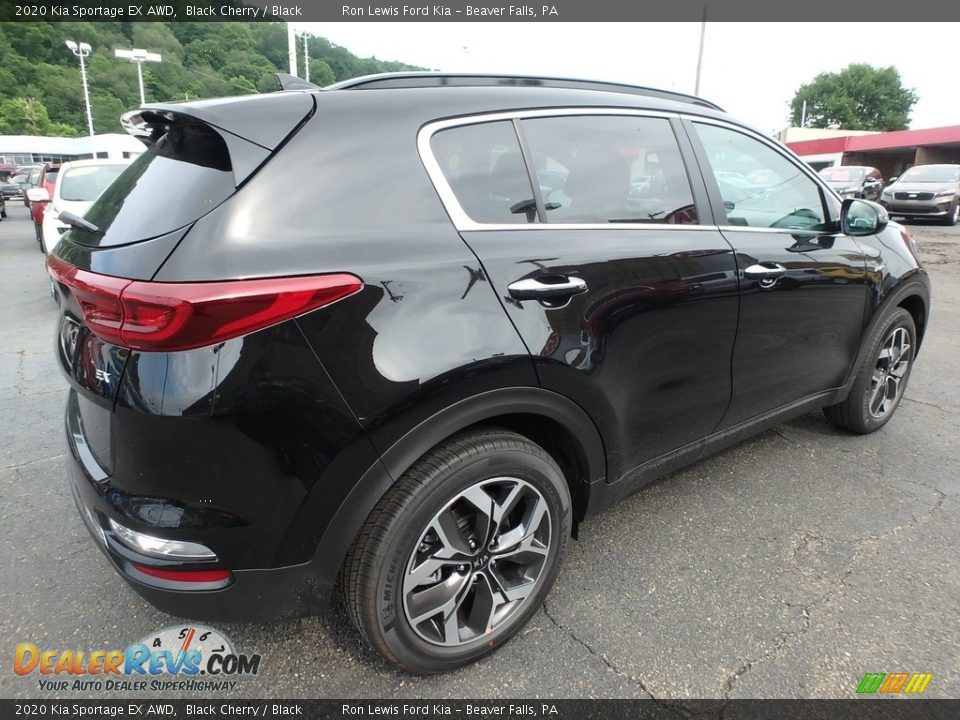 2020 Kia Sportage EX AWD Black Cherry / Black Photo #2