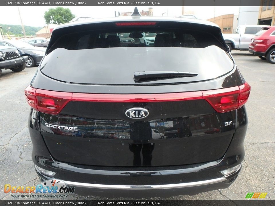 2020 Kia Sportage EX AWD Black Cherry / Black Photo #3