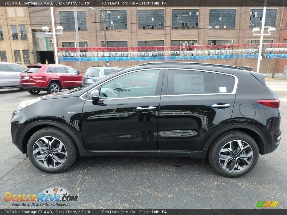 Black Cherry 2020 Kia Sportage EX AWD Photo #6