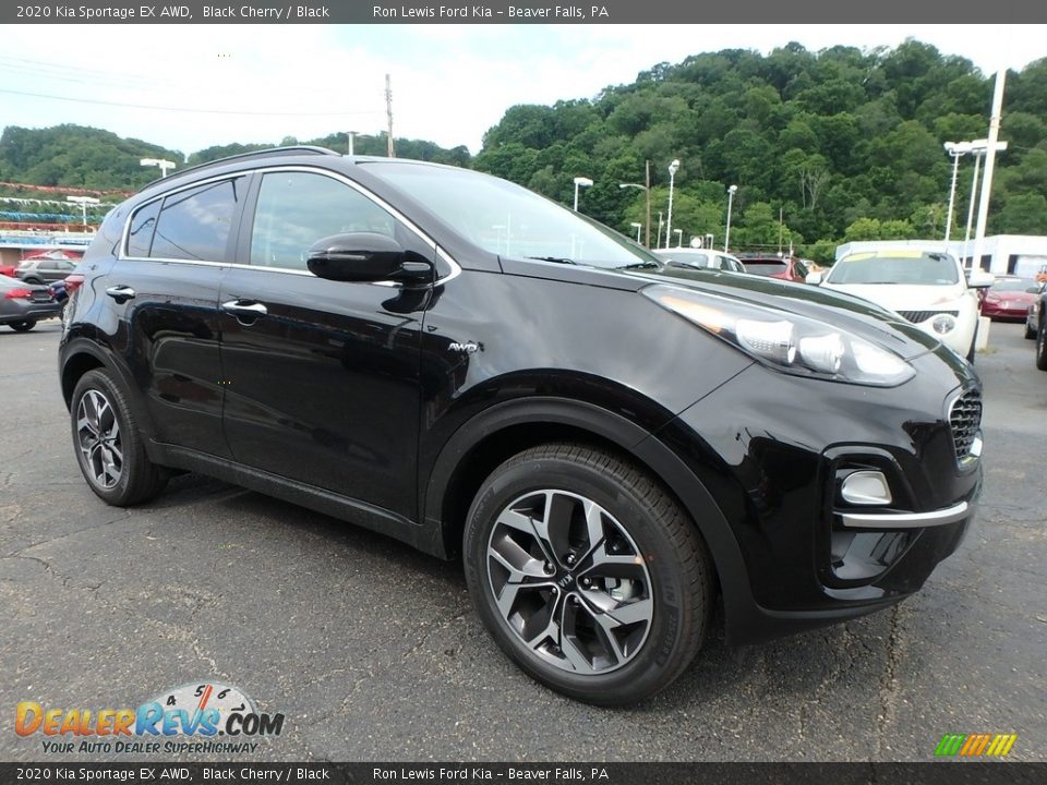 Black Cherry 2020 Kia Sportage EX AWD Photo #9