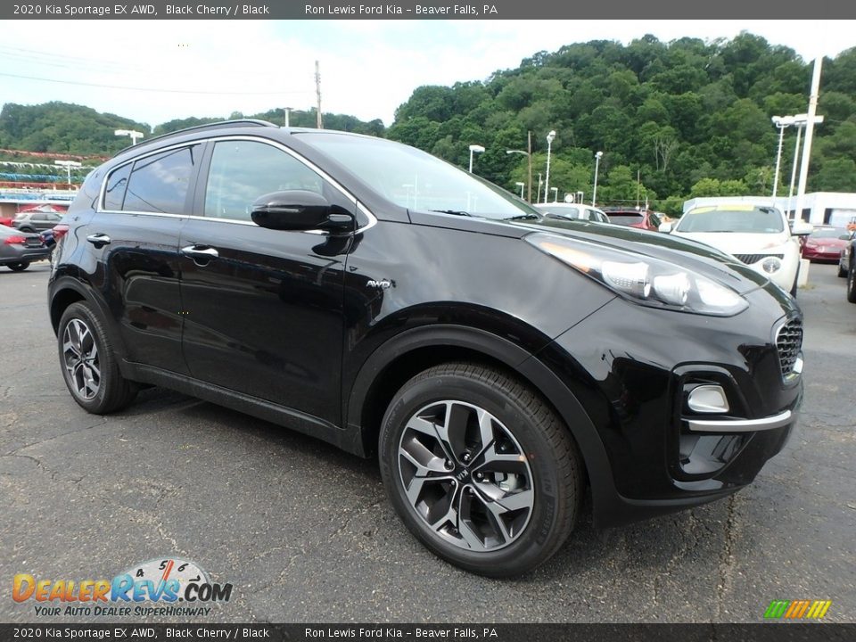 Black Cherry 2020 Kia Sportage EX AWD Photo #9