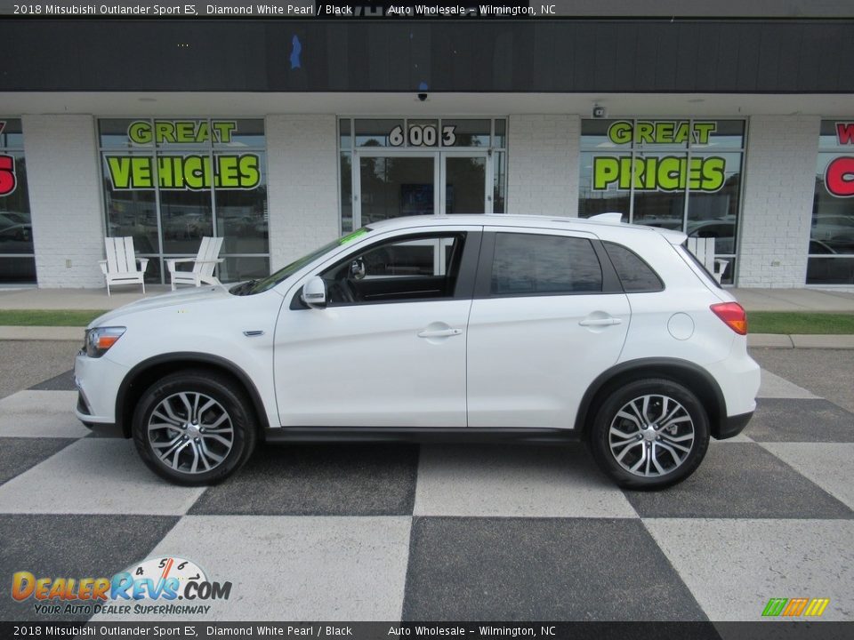 2018 Mitsubishi Outlander Sport ES Diamond White Pearl / Black Photo #1