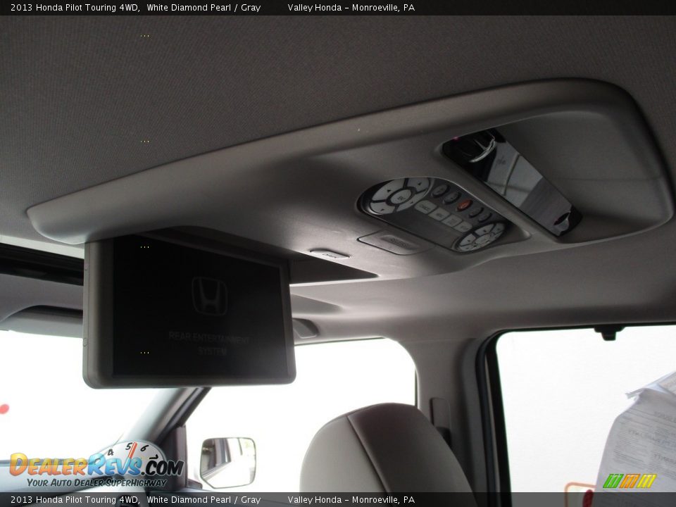 2013 Honda Pilot Touring 4WD White Diamond Pearl / Gray Photo #13