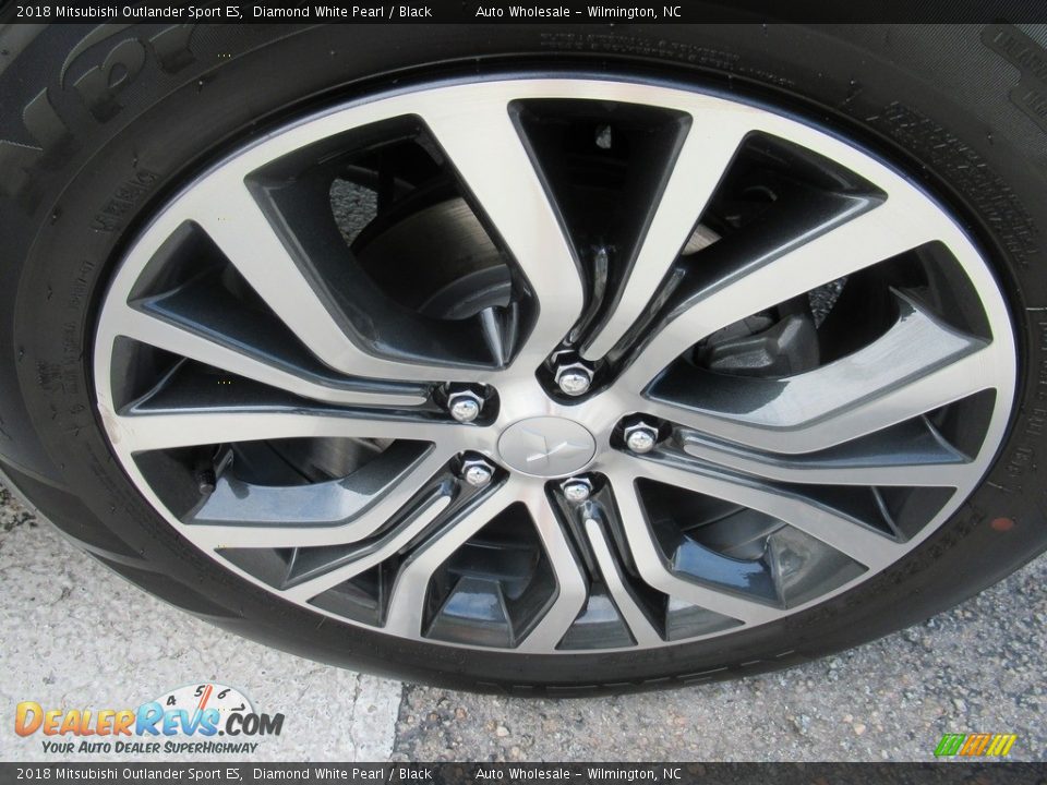 2018 Mitsubishi Outlander Sport ES Diamond White Pearl / Black Photo #7