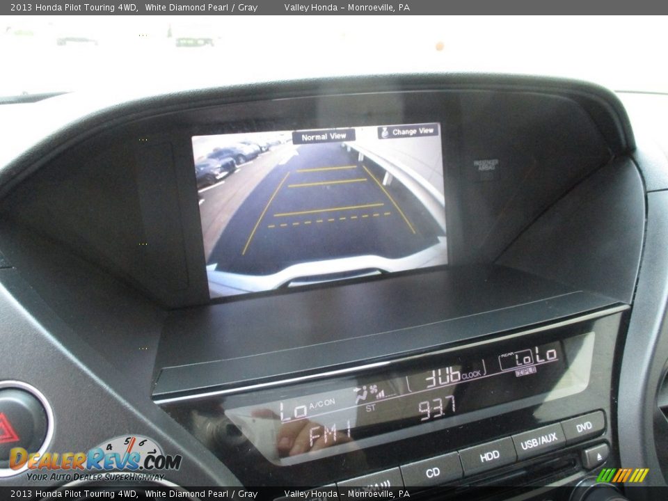 2013 Honda Pilot Touring 4WD White Diamond Pearl / Gray Photo #16
