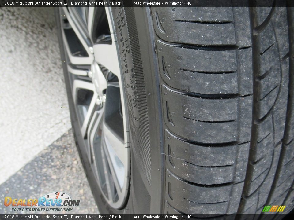 2018 Mitsubishi Outlander Sport ES Diamond White Pearl / Black Photo #8