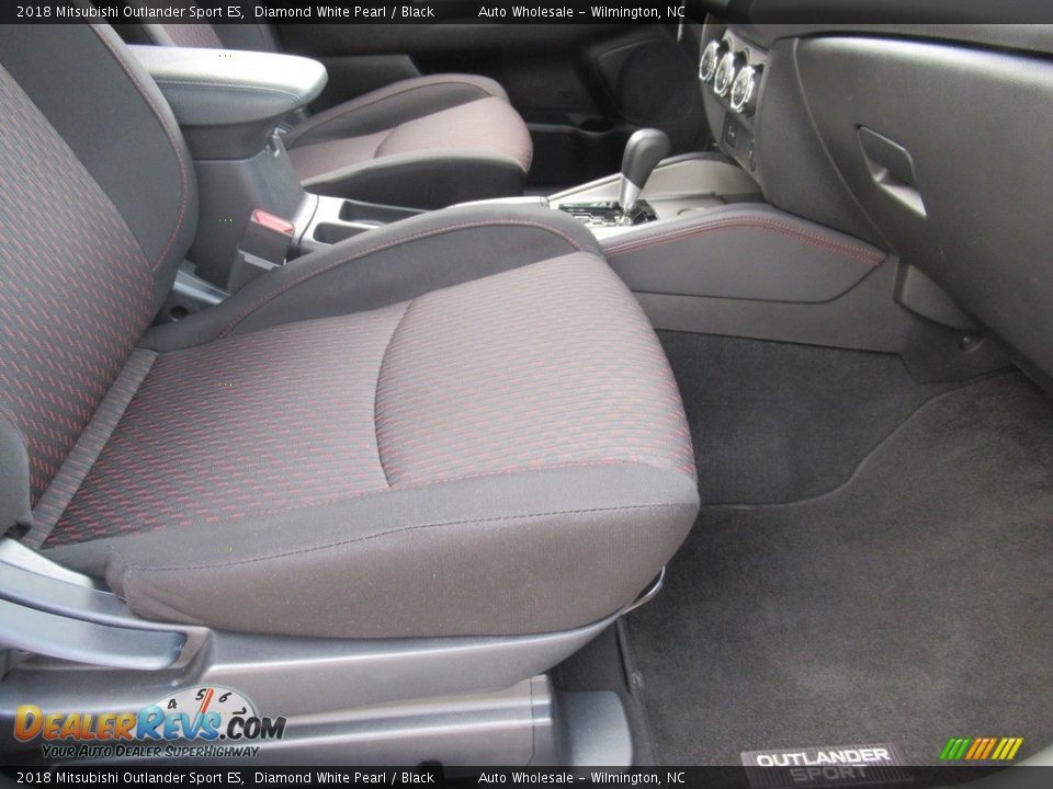 2018 Mitsubishi Outlander Sport ES Diamond White Pearl / Black Photo #13
