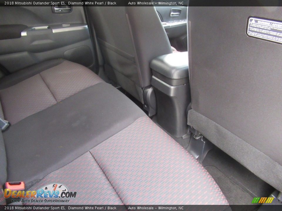 2018 Mitsubishi Outlander Sport ES Diamond White Pearl / Black Photo #14