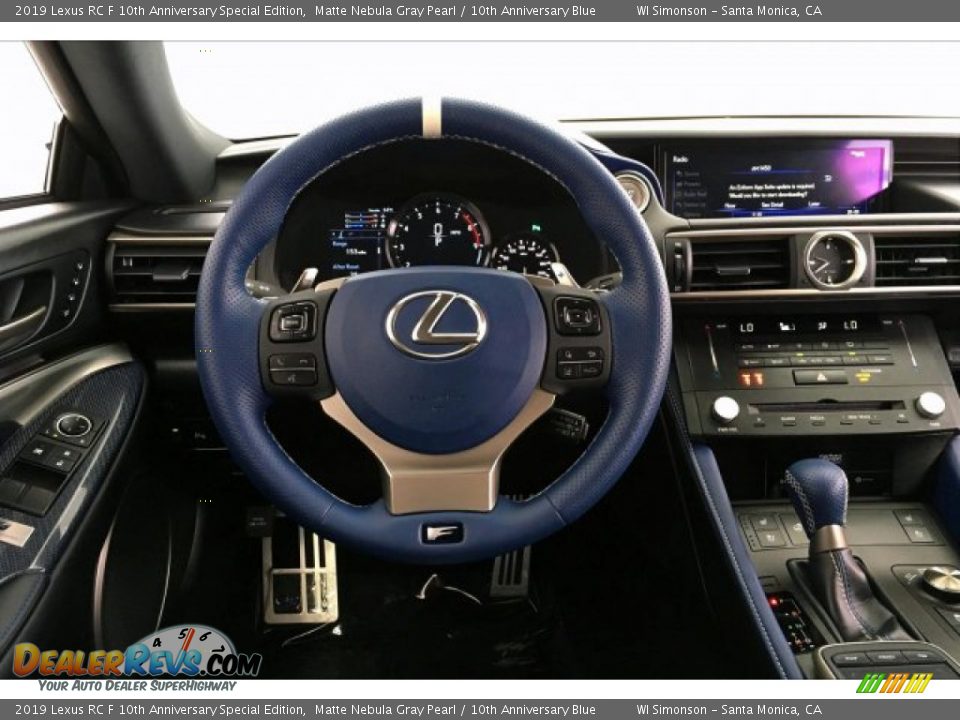 2019 Lexus RC F 10th Anniversary Special Edition Steering Wheel Photo #4