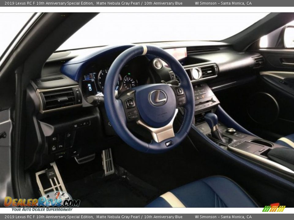 Dashboard of 2019 Lexus RC F 10th Anniversary Special Edition Photo #22